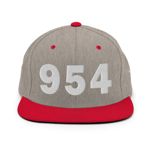 954 Area Code Snapback Hat