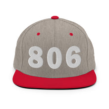 Load image into Gallery viewer, 806 Area Code Snapback Hat