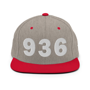 936 Area Code Snapback Hat