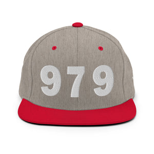 979 Area Code Snapback Hat