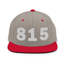 Load image into Gallery viewer, 815 Area Code Snapback Hat