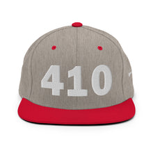 Load image into Gallery viewer, 410 Area Code Snapback Hat