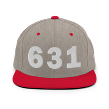 Load image into Gallery viewer, 631 Area Code Snapback Hat