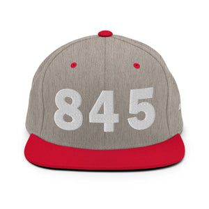 845 Area Code Snapback Hat