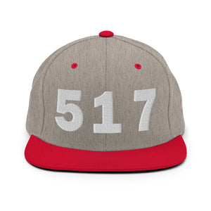 517 Area Code Snapback Hat