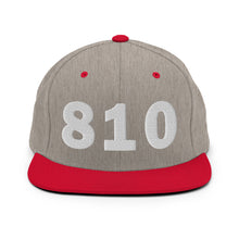 Load image into Gallery viewer, 810 Area Code Snapback Hat