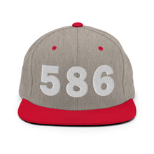 Load image into Gallery viewer, 586 Area Code Snapback Hat