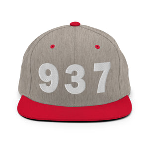 937 Area Code Snapback Hat