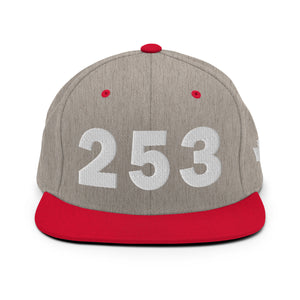 253 Area Code Snapback Hat