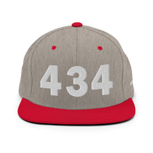 Load image into Gallery viewer, 434 Area Code Snapback Hat