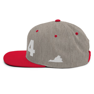 804 Area Code Snapback Hat