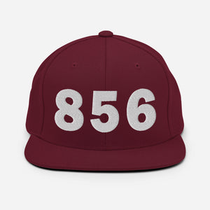 856 Area Code Snapback Hat