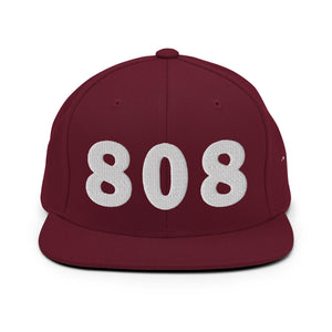 808 Area Code Snapback Hat