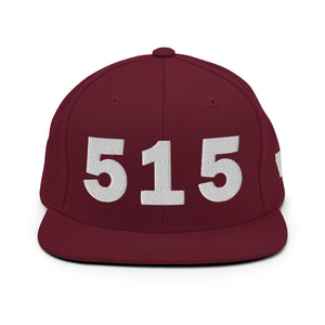 515 Area Code Snapback Hat