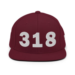 318 Area Code Snapback Hat