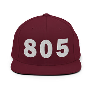 805 Area Code Snapback Hat