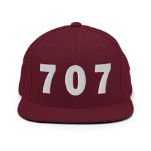 Load image into Gallery viewer, 707 Area Code Snapback Hat