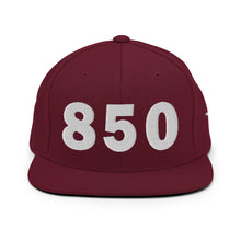 Load image into Gallery viewer, 850 Area Code Snapback Hat