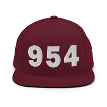 Load image into Gallery viewer, 954 Area Code Snapback Hat