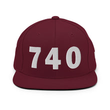 Load image into Gallery viewer, 740 Area Code Snapback Hat