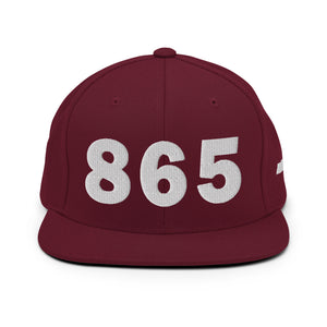 865 Area Code Snapback Hat