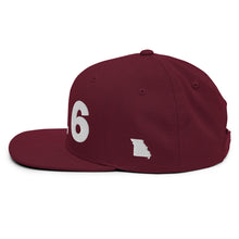 Load image into Gallery viewer, 816 Area Code Snapback Hat