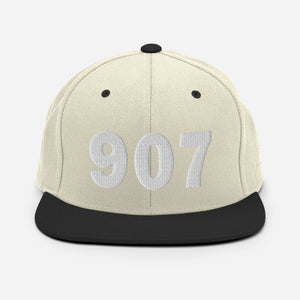 907 Area Code Snapback Hat