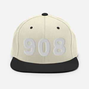 908 Area Code Snapback Hat