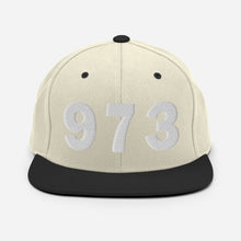 973 Area Code Snapback Hat