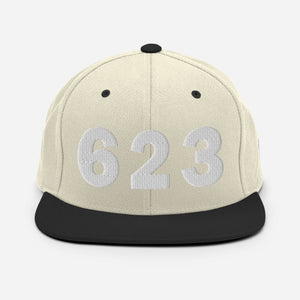 623 Area Code Snapback Hat