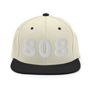 808 Area Code Snapback Hat