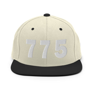 775 Area Code Snapback Hat