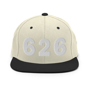 626 Area Code Snapback Hat