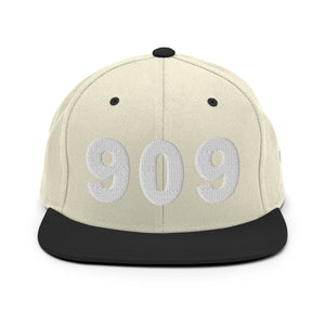 909 Area Code Snapback Hat