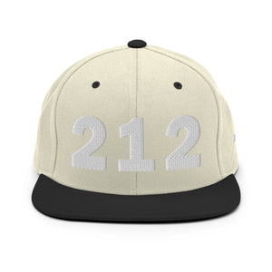 212 Area Code Snapback Hat