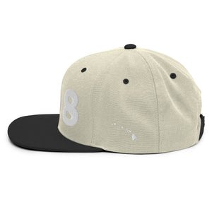 808 Area Code Snapback Hat