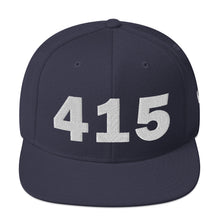 Load image into Gallery viewer, 415 Area Code Snapback Hat