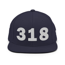 Load image into Gallery viewer, 318 Area Code Snapback Hat