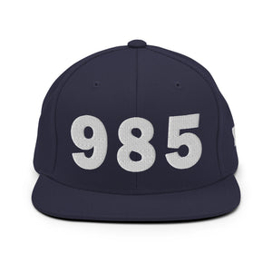 985 Area Code Snapback Hat