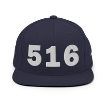 Load image into Gallery viewer, 516 Area Code Snapback Hat