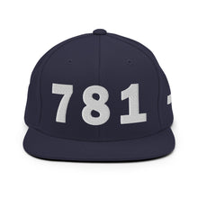 Load image into Gallery viewer, 781 Area Code Snapback Hat