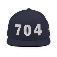 Load image into Gallery viewer, 704 Area Code Snapback Hat