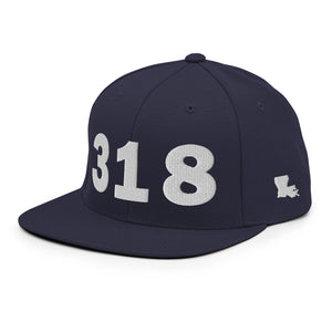 318 Area Code Snapback Hat