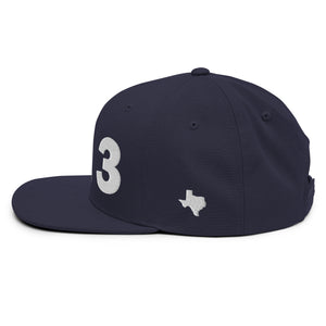 713 Area Code Snapback Hat