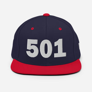 501 Area Code Snapback Hat