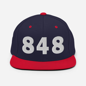 848 Area Code Snapback Hat