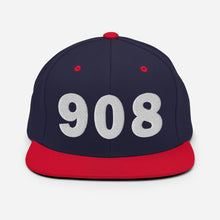 Load image into Gallery viewer, 908 Area Code Snapback Hat