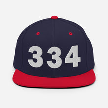 Load image into Gallery viewer, 334 Area Code Snapback Hat