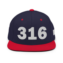 Load image into Gallery viewer, 316 Area Code Snapback Hat