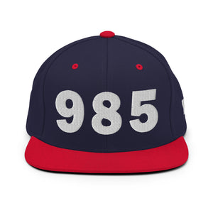 985 Area Code Snapback Hat